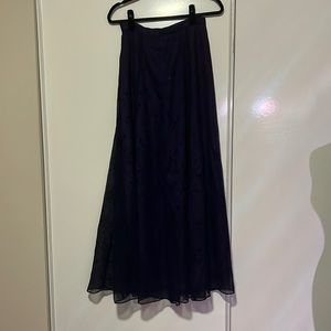 Vintage long a-line skirt. Betsy & Adam by Jaslene. Size 10.